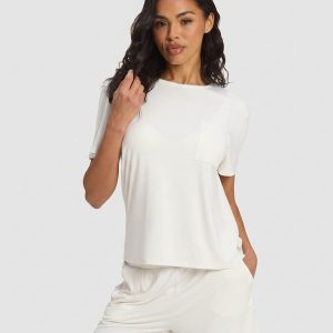 Women's Bamboo Stretch-Knit Lounge Tee