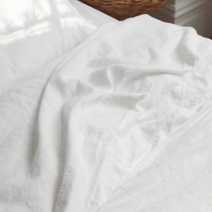 White Linen Blend Flat Sheet