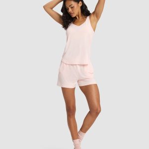 Women's Bamboo Stretch-Knit Tank & Short Set