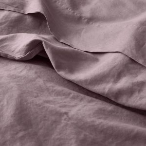 Elderberry Linen Blend Flat Sheet