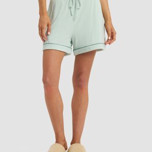 Women's Bamboo Rib-Knit Classic Pajama Short