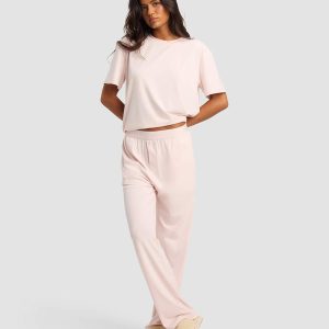 Women's First Layer Pajama Short Sleeve Tee & Pant Set