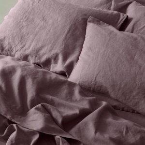 Elderberry 100% Linen Pillowcases (Pair)
